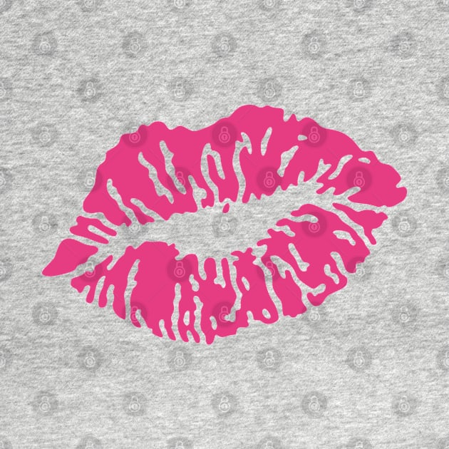 Kissing Lips / Kussmund / Baiser / Beso / Bacio / Pruilen (Pink) by MrFaulbaum